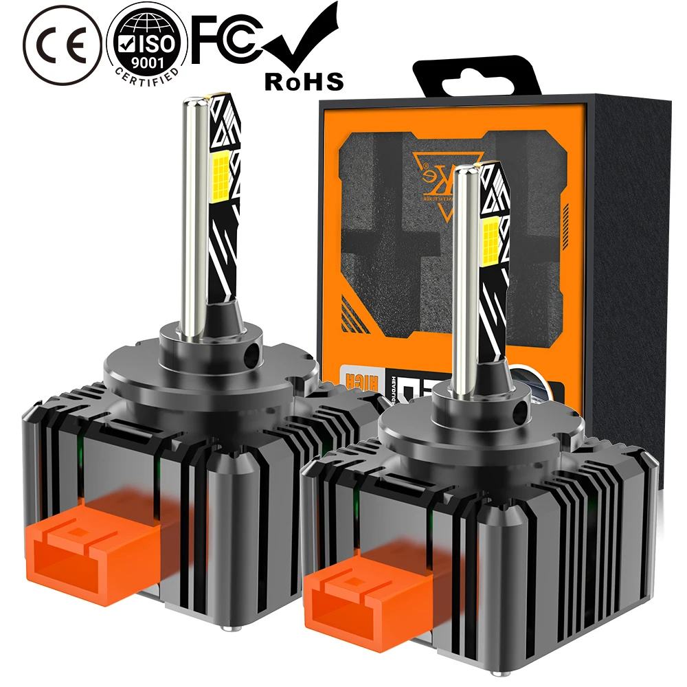 

D3S D1S LED Headlight Canbus 1:1 Size HID D2S D4S D8S D1R D2R D3R D4R Auto Lamp 8000000LM 2000W Plug&Play Turbo LED Bulb for Car