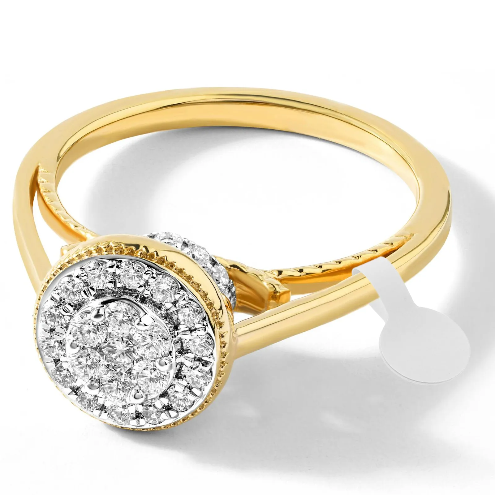 100Pcs White Paper Jewelry Tags Self Adhesive Blank Label Stickers for Ring Necklace Earring Bracelet Pricing Identification