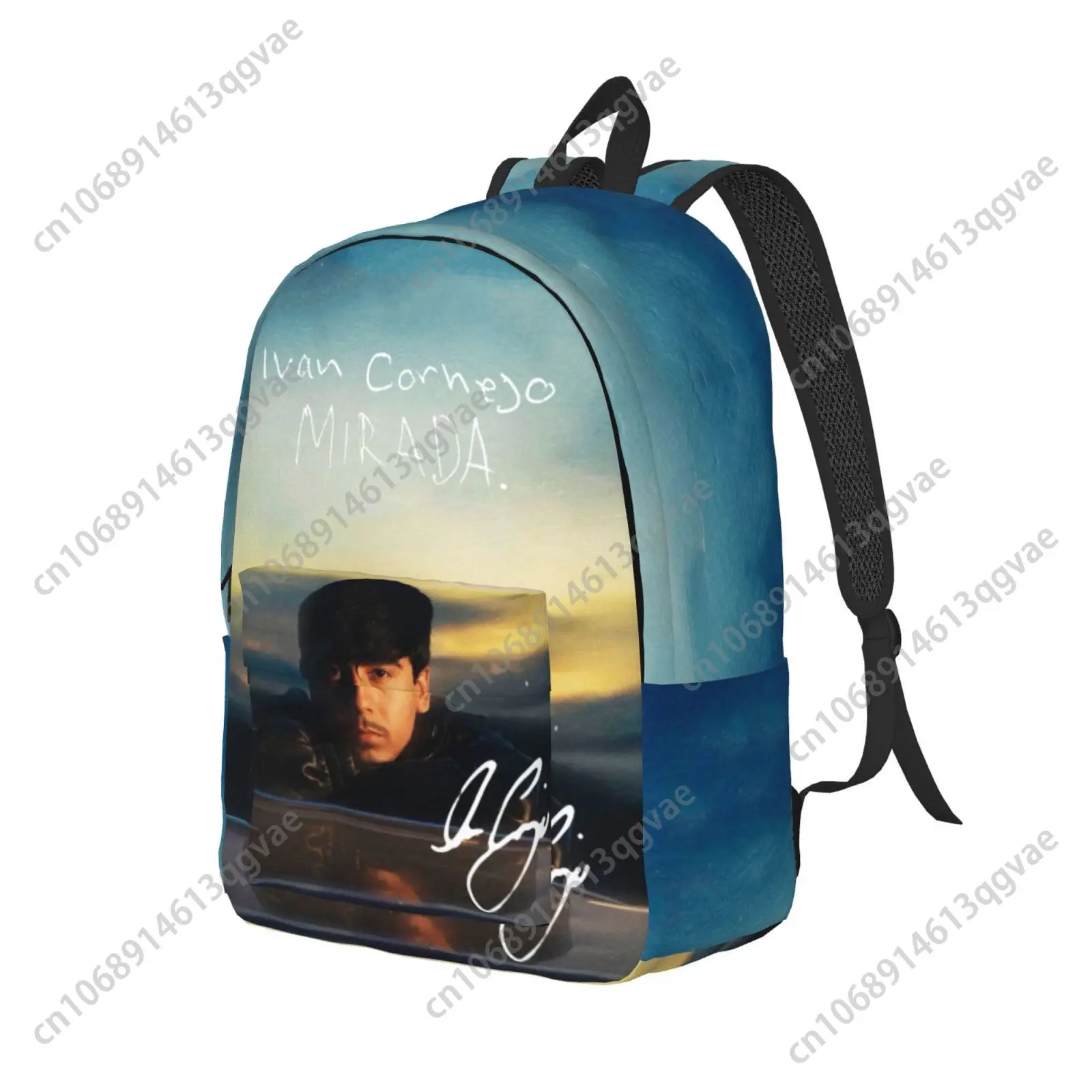 Ivan Cornejos Custom Canvas Lightweight Backpack Fashion Durable Student Men Women Business Daypack