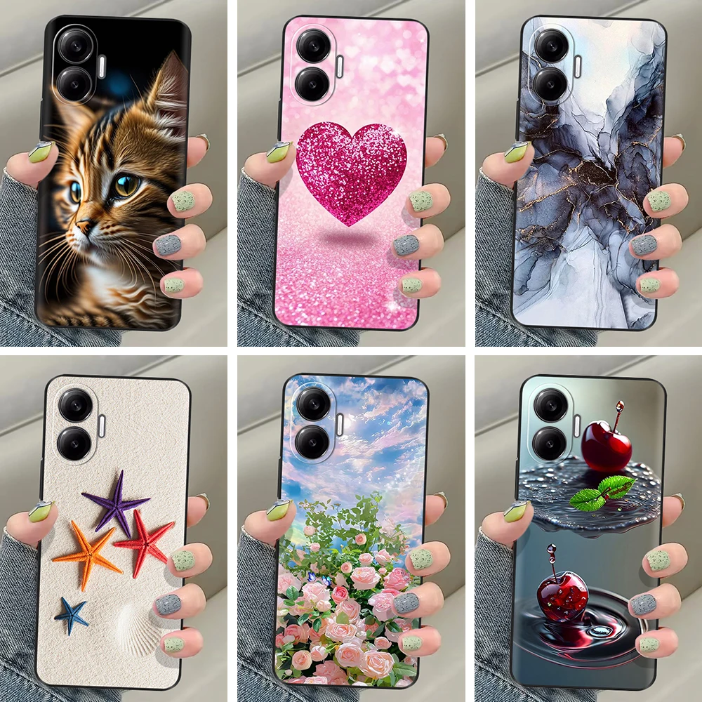 

Чехол для телефона Xiaomi Poco F7 Мягкий силиконовый бампер из ТПУ для Xiaomi PocoF7 Poco F7 Pro F7 Ультразащитная задняя крышка Черные чехлы