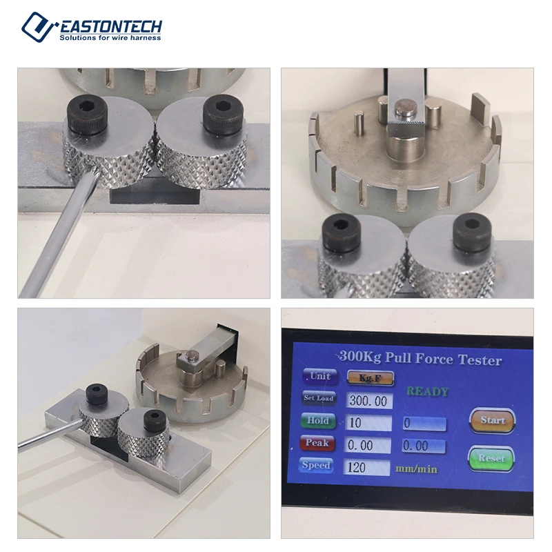 2026-Wire Harness Test Machine 300KG Terminal Tensile Tester Pulling Force Tester Cable Manufacturing Equipment