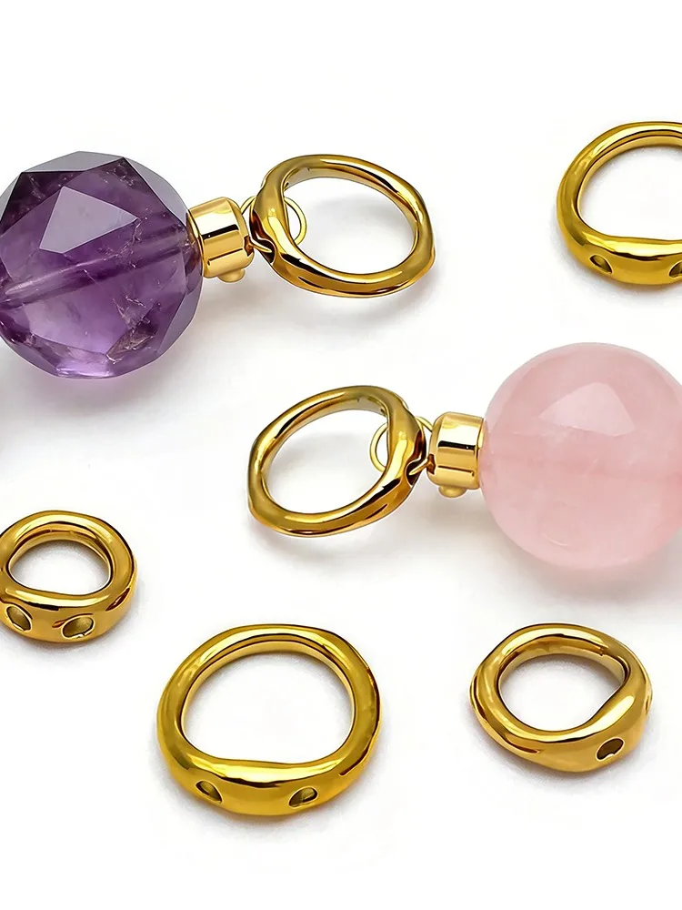 10 stuks roestvrijstalen sluitingen eindconnectoren haken voor kralen ketting armband sieraden maken doe-het-zelf benodigdheden koord eindconnectoren - afbeelding 2