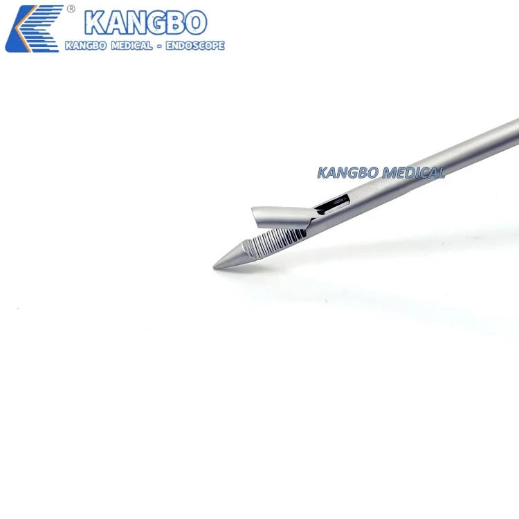 Kangbo Medical Manual Laparoscopic Surgery Abdominal Wall Suture Forceps Hernia Forceps (Upper Opening/Lower Opening)