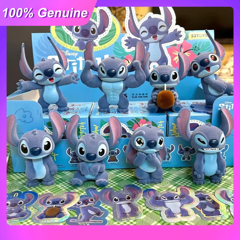 

100%Genuine Disney Stitch Monster Cute Series Blind Box Handheld Trendy Doll Toys Bag Pendant Desktop Collection Ornaments