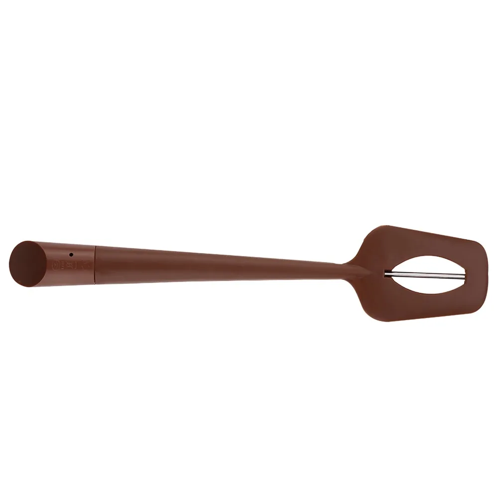 

LCD Candy Thermometer Instant Read with Spatula Digital Thermometer Silicone Handle Portable Spatula Temp Gauge Jam Making