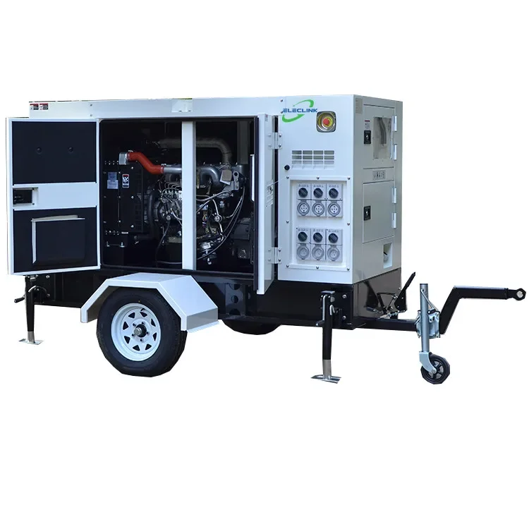 High Quality Free Energy 30kva 24kw Diesel Generator Trailer Type By Perkin UK 1103A-33G Engine Diesel Generator Cost