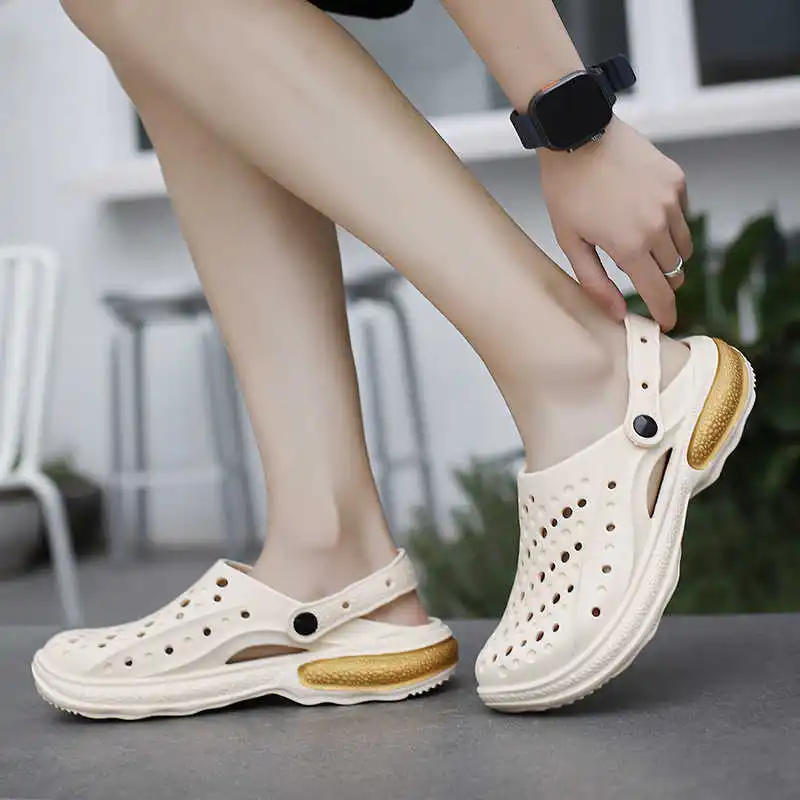 Slip Resistant Two Strips Men's Sports Shoes 43 Woven Lux Sneakers Basket Sport Sneakeres Promo Temis Different Upper