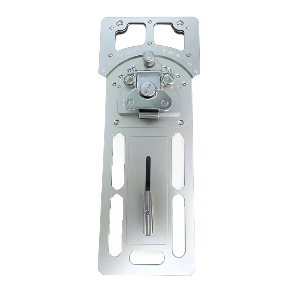 

Линейка квадратной направляющей для гусеничной пилы, регулируемая для многоугольной резки с минус от 60 до 60 градусов, совместимая с зажимами