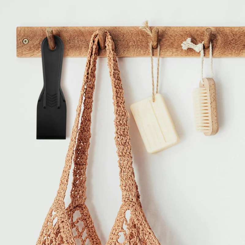 6 stuks plastic plamuurmes, 2 inch zwarte flexibele plamuurmes schraper, gebruikt repareren van muren, plakken gips, schrapen stopverf