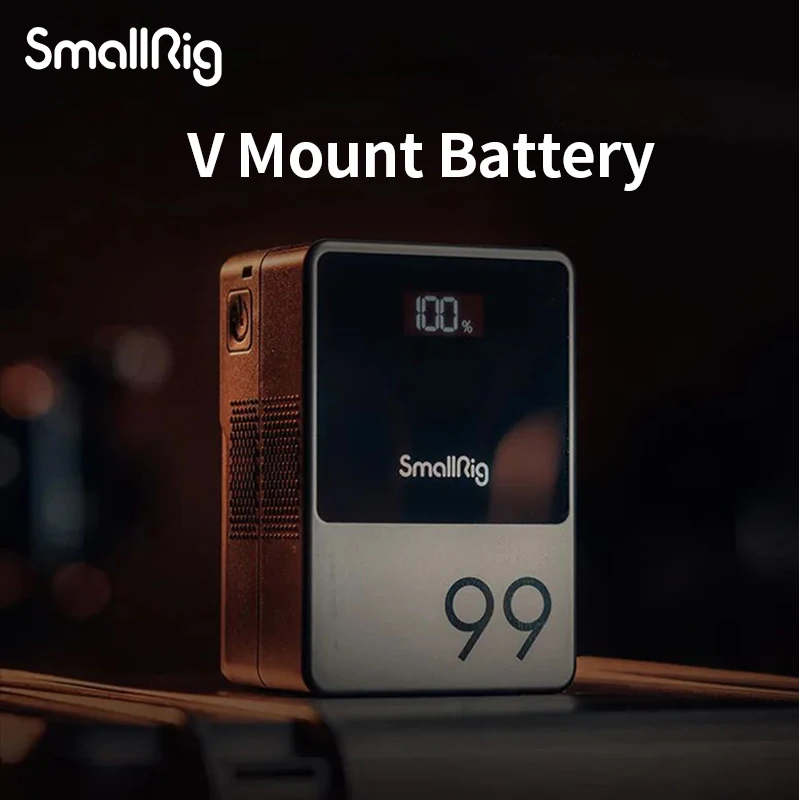 

SmallRig VB99 VB155 VB50 Mini V Mount Battery OLED Display USB-C PD Fast Charging For Camera Camcorder Monitor Video Light 3580