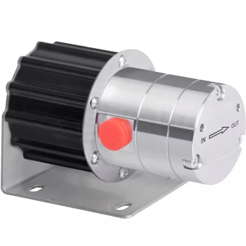 Magnetic Drive Self-priming Metering Gear Pump Small 316 Stainless Steel High Viscosity High Pressure Gear Oil Pump