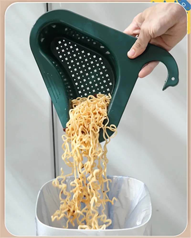 Сливная корзина Swan, общая корзина для фруктов и овощей, полка, сито, раковина, кухонная раковина для остатков, многофункциональная сливная корзина
