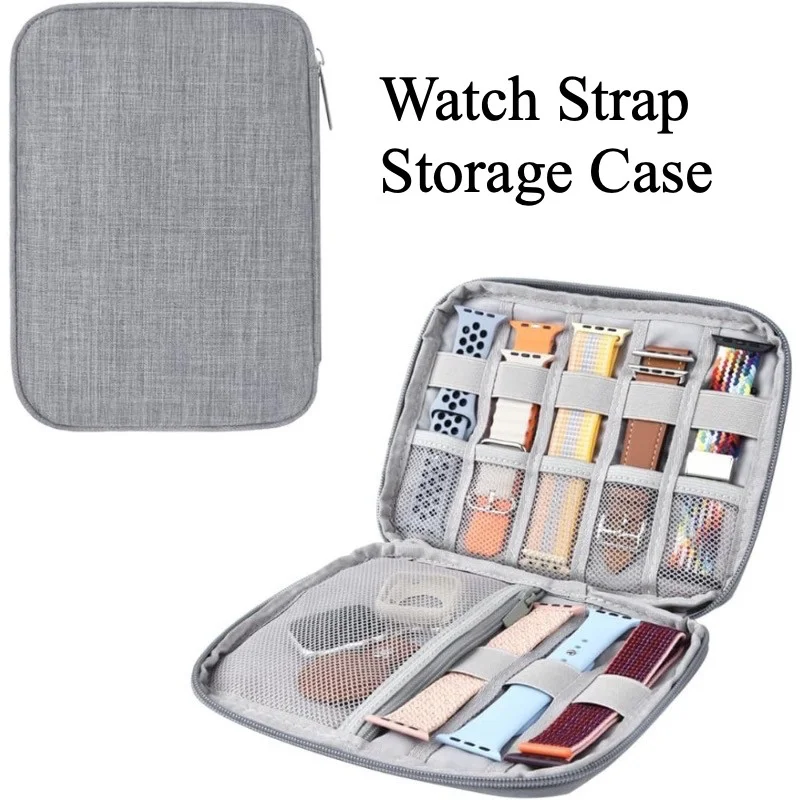Watchband Bag for Apple Watch Strap Box Case Travel Smart Watch Wriststrap Storage Bag Box Watches Organizer Band Holder
