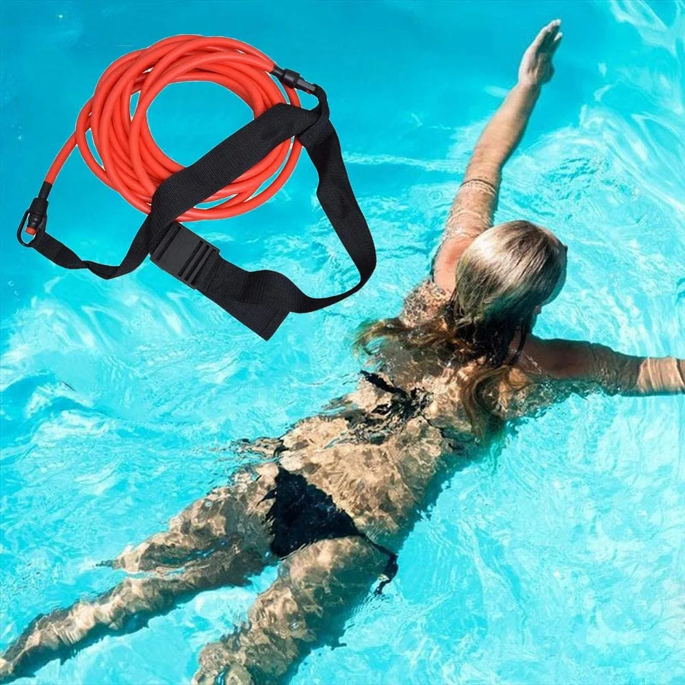 

Эко-регулируемый пояс для плавания Эластичный пояс для плавания для тренировок по плаванию Аксессуары для бассейна