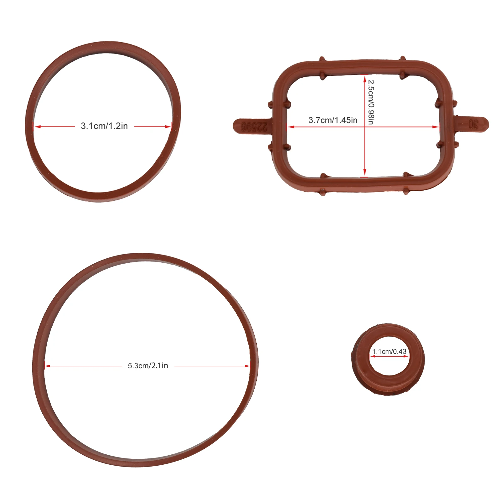 20Pcs Car Parts Accessories Intake Inlet Manifold Gasket Seal Kit For BMW X3 X5 Series M57 M57N E39 E46 E90 E83 E53 E70 E71 3.0d