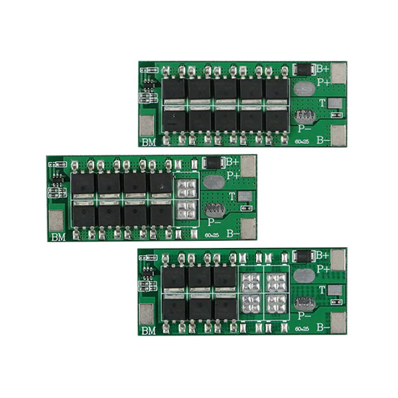 2S BMS 7.4V Li-ion 18650 Lithium Battery Charging Board 6/8/10 MOS Short Circuit Protection for LED Power Supply 15A 20A 25A