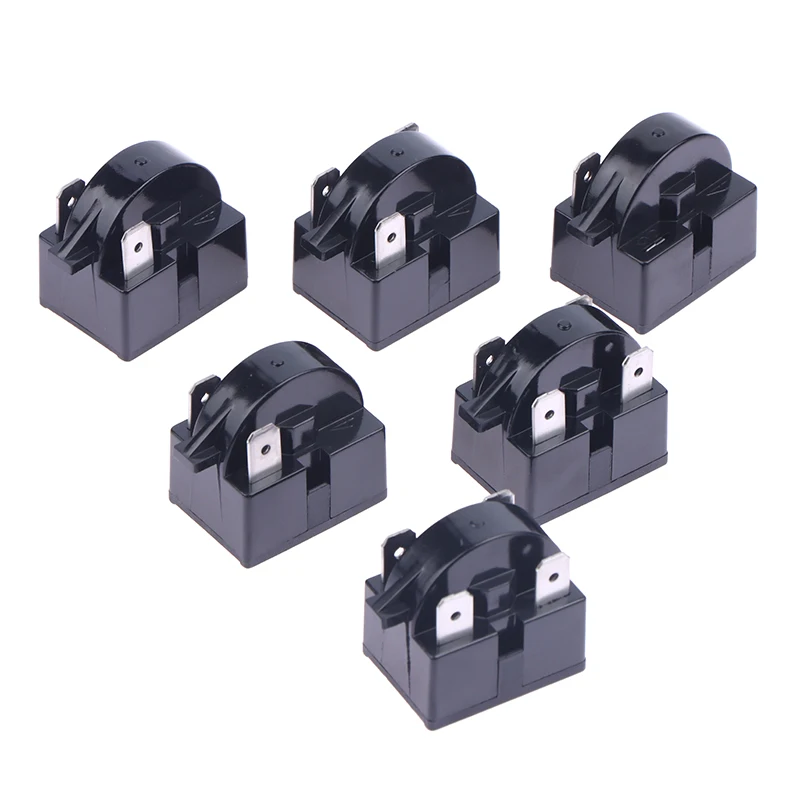 1/2/3/4Pins Compressor Overload Protector Refrigerator PTC Starting Relays Accessories 1Pc Refrigerator PTC Starter Relays