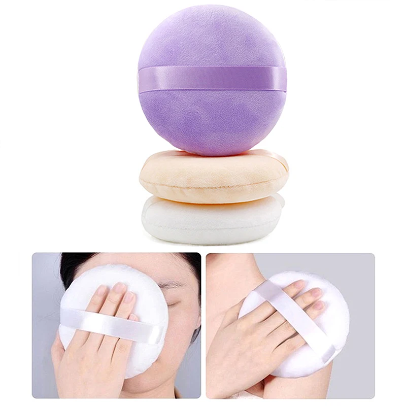 Oversized Losse Poederdeeg Cosmetische Blender Flocking Beauty Spons Zacht Poeder Puffs Beauty Make-Up Tool Super Grote Make-Up Puff