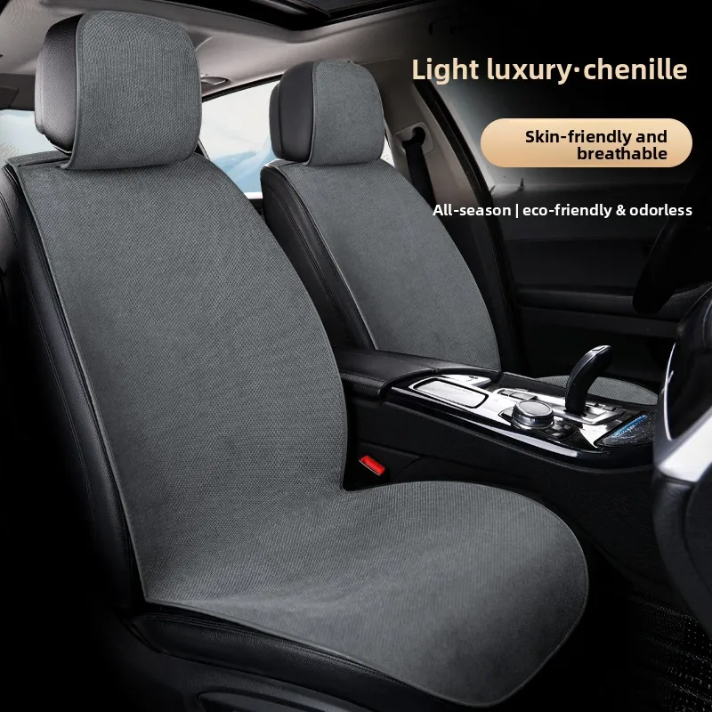 Universal High Quality Linen Car Seat Cover Comfortable Breathable Flax Anti-Slip Car Seat Cushion SUV Sedan Seat Protection