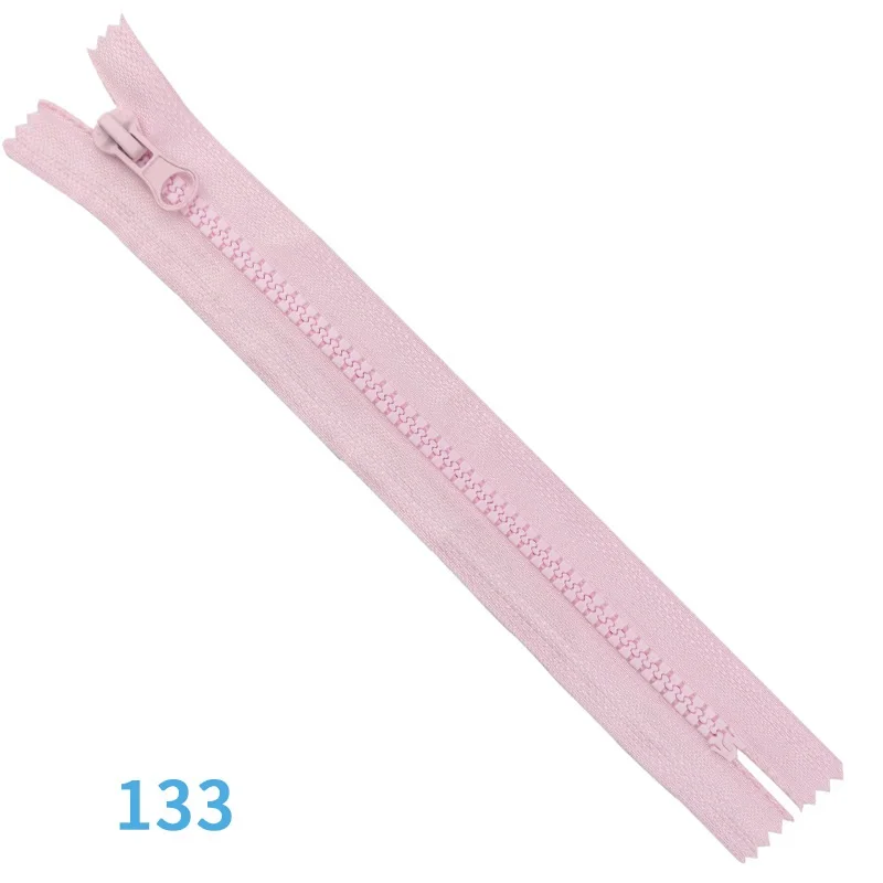 2 Stück 5 # Harz-Einzel-Schieber-Reißverschlüsse mit geschlossenem Ende 15, 20cm, 30, 40cm für Mäntel, Kleidungsstücke, Jeans, Handarbeiten, Nähzubehör, Kleidungsreißverschlüsse – Detail 5