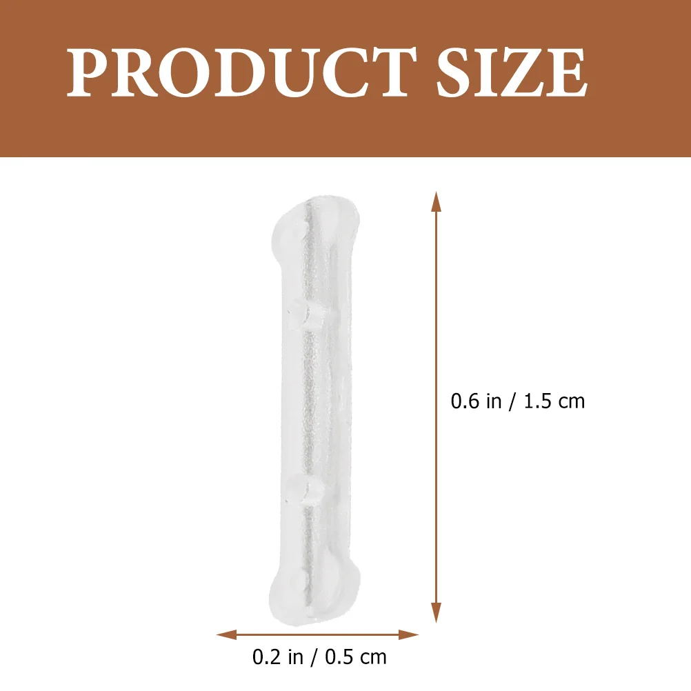 Corrector de uñas de los pies de silicona de aleación de titanio, herramienta reutilizable para uñas encarnadas para aliviar el dolor, cuidado de los pies, uso diario compacto, 10 Uds.