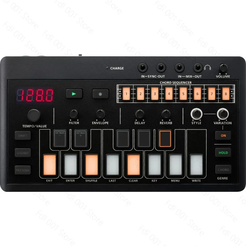 Aira Compact Series Portable Synthesizer Studio Music Accessories, T-8 Beat Machine, E-4 Tuner, J-6 Chord Synthesizer