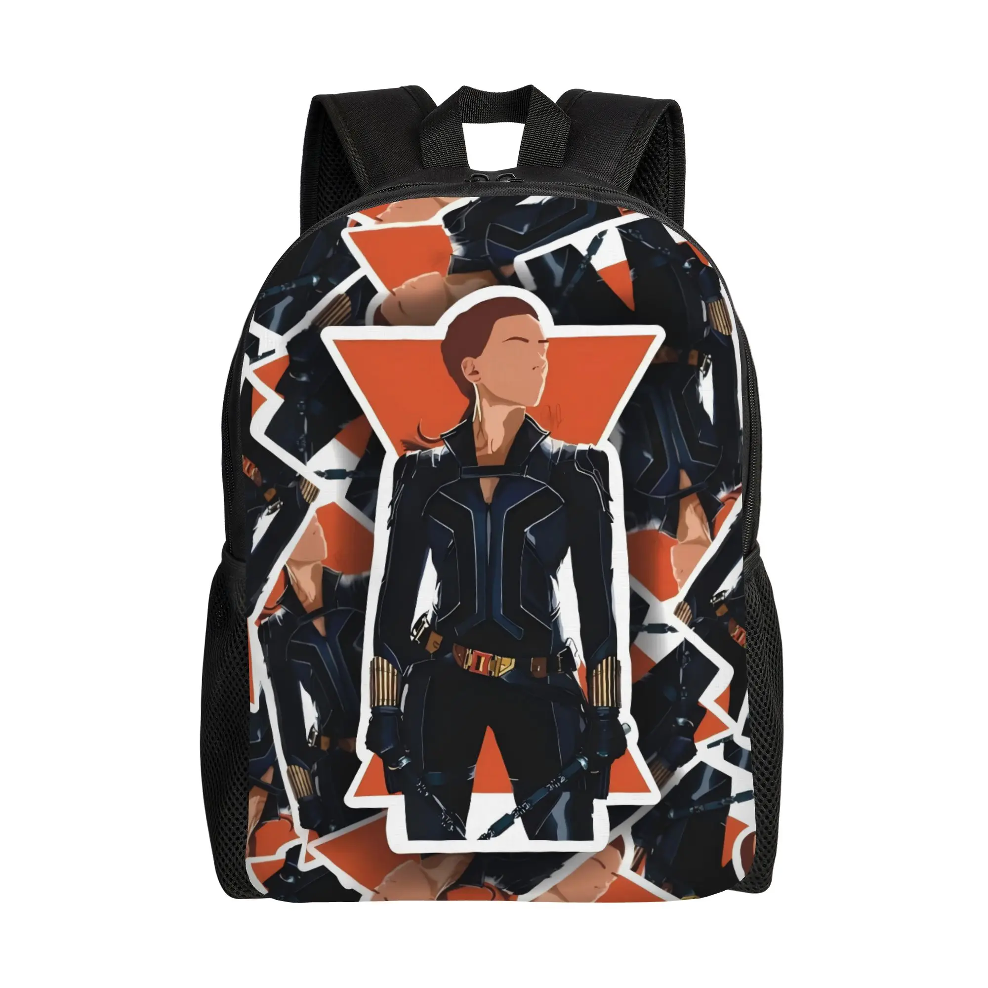 

Back to school season High Street Black Widow Yelena Belova Storage Bag Marvel Female Knapsack Backpack