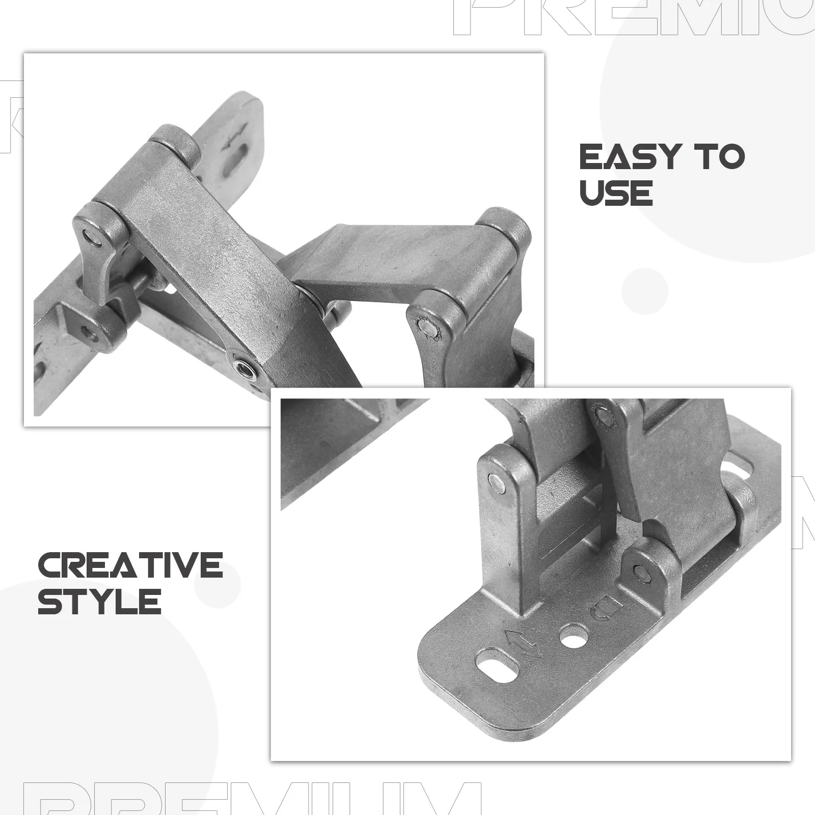 Heavy Duty Concealed Door Hinge Stainless Steel Invisible Hidden Pivot Hinge Secret Interior Cabinet Door Hardware
