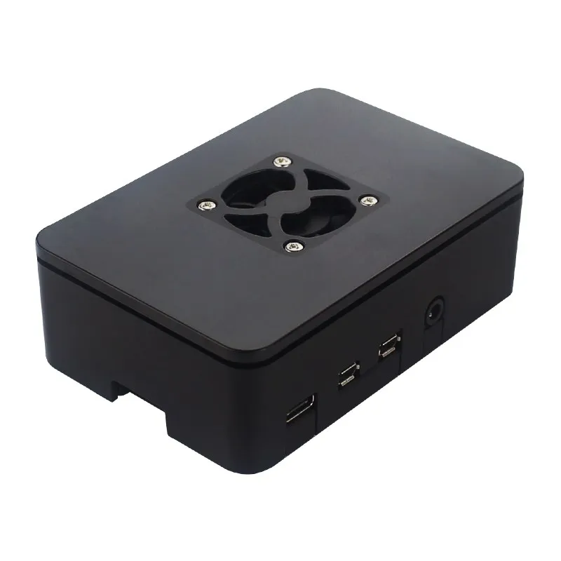 Raspberry Pi 4 ABS Case Plastic Box prtective Shell Black Housing  Optional Cooling Fan for Raspberry Pi 4