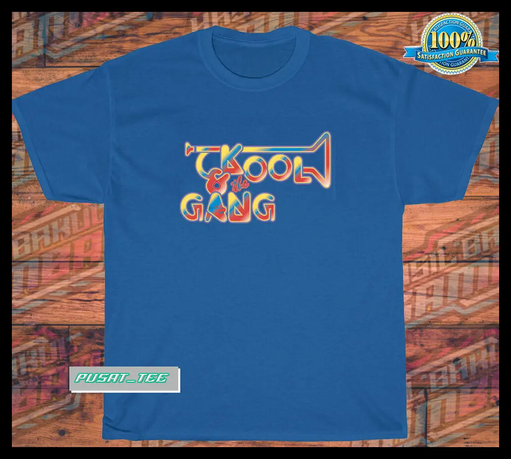 

Забавная Мужская футболка kool and The Gang logo american S - 5XL