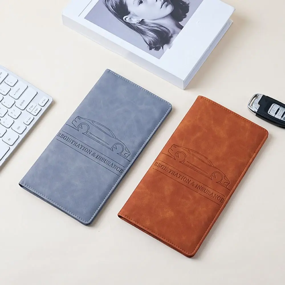 Retro Card Holder PU Leather Passport Bag Purse Ticket Holder Travel Wallet RFID Anti-theft Passport Cover Passport Clip Women