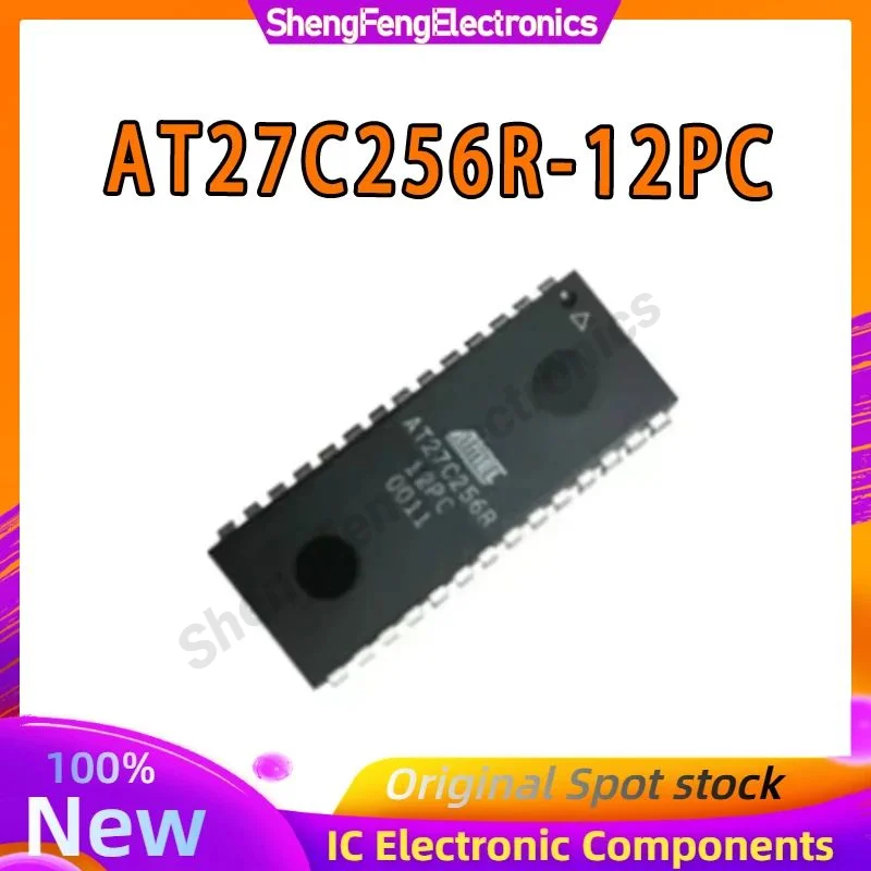 

New Original AT27C256R-12PC DIP28 Memory Chip