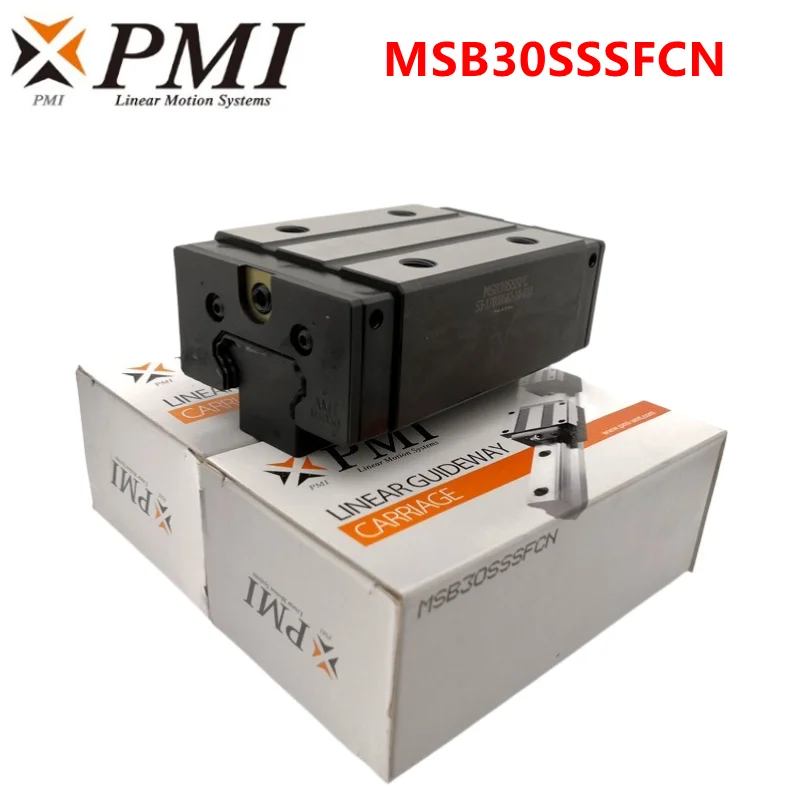 

original Taiwan PMI MSB30S MSB30S-N MSB30SSSFCN linear guideway slider carriage block for CO2 laser machine CNC router