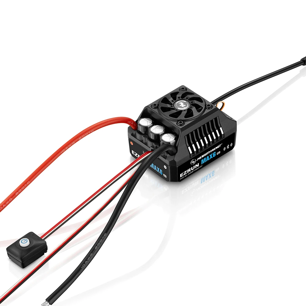 HOBBYWING EZRUN MAX6 G2 ESC 200A Waterproof Brushless 3-8S Lipo 4990 1650KV G2 Motor Combo Set for 1/6 1/7 1/8 RC Car