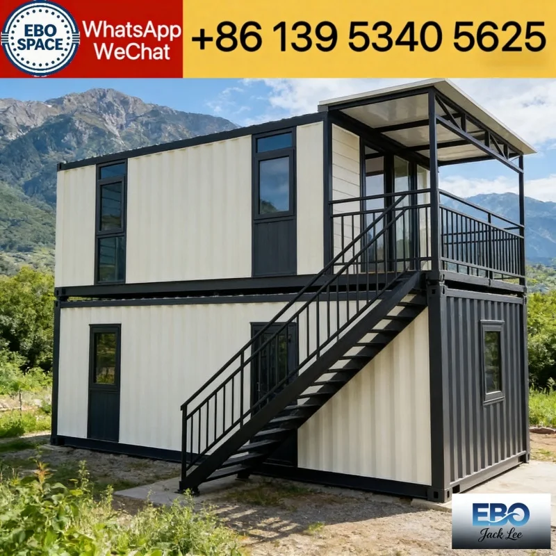 20ft Folding House Container House Expandable Box Custom Made Kitchen&Shower Waterproof Factory Direct Movable