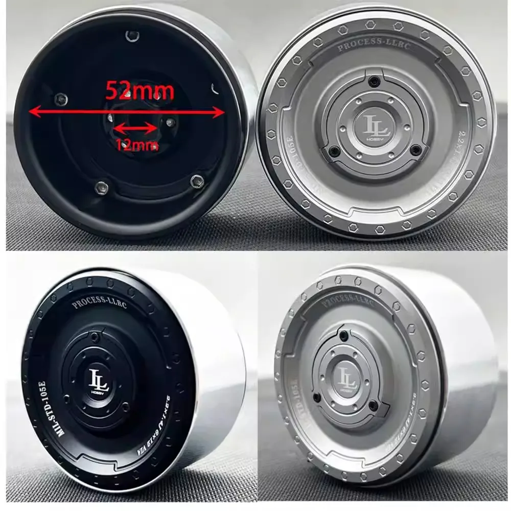 Nuevo Tanque de Control fácil TRX4 con rueda de Metal tallada 2,2 de alta resistencia 300 cultivos