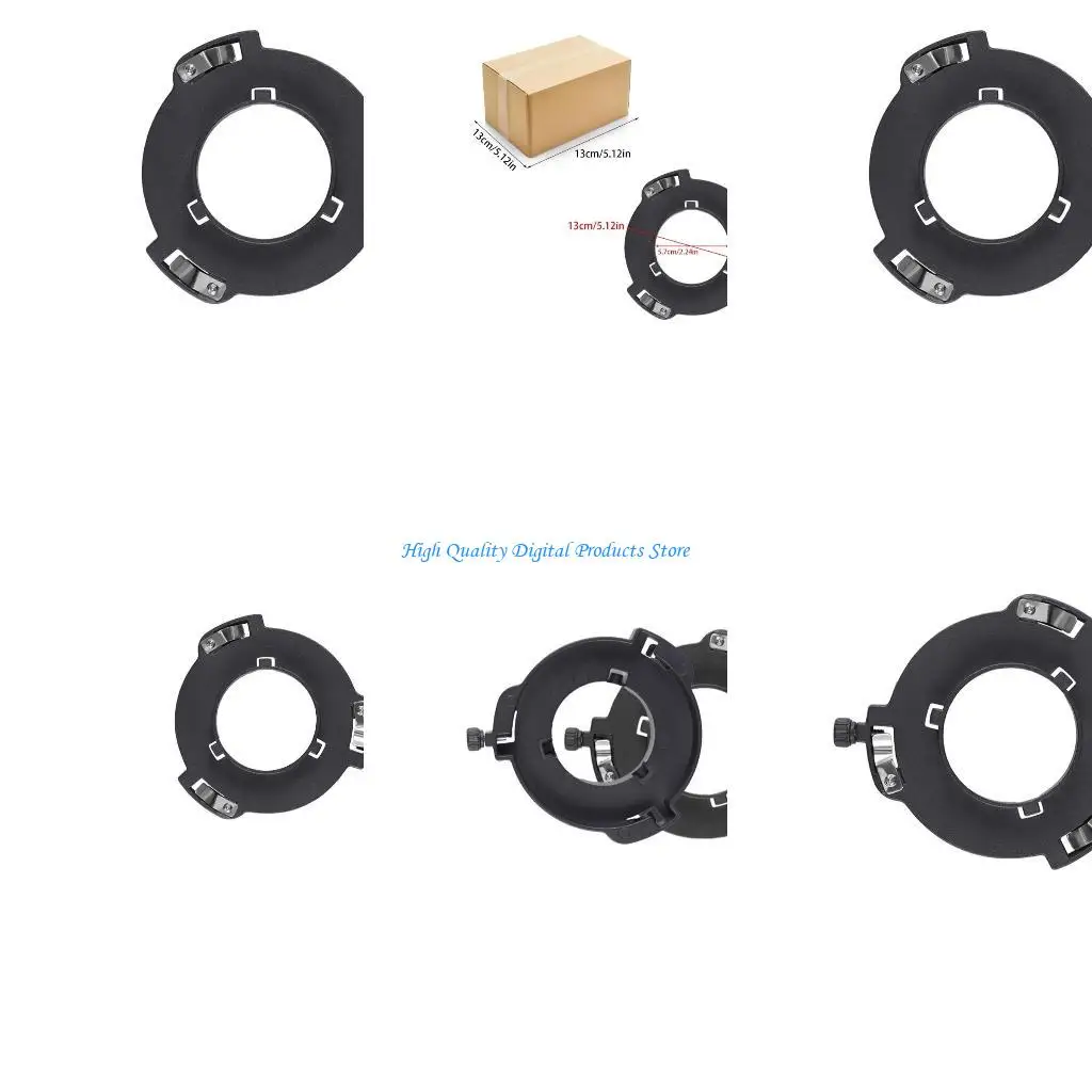 

U2JE 1Pc Video Light Adapter FM Mount Mini Baorong to Baorong Mount Converter for YN150
