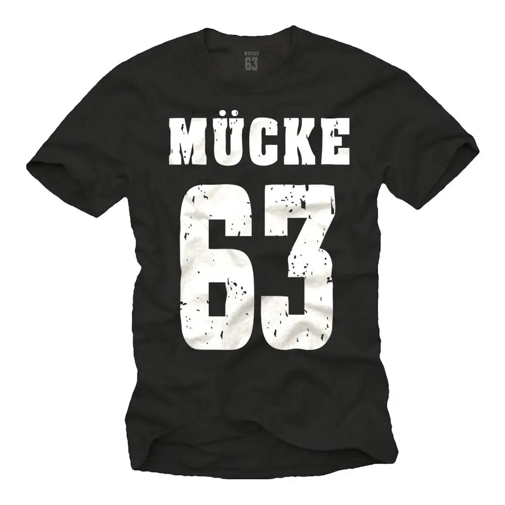 AMERICAN FOOTBALL MENS T SHIRT WITH MÜCKE 63 - SHORT SLEEVE BULLDOZER MOVIE TEE