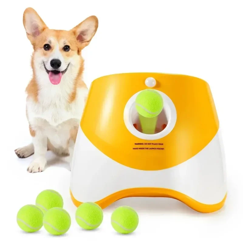 Automatic Pet Throw Jump Ball Dog Catapult Ball Launcher Dog Toy Bulldog Toy Tennis Machine Automatic Pet Throw