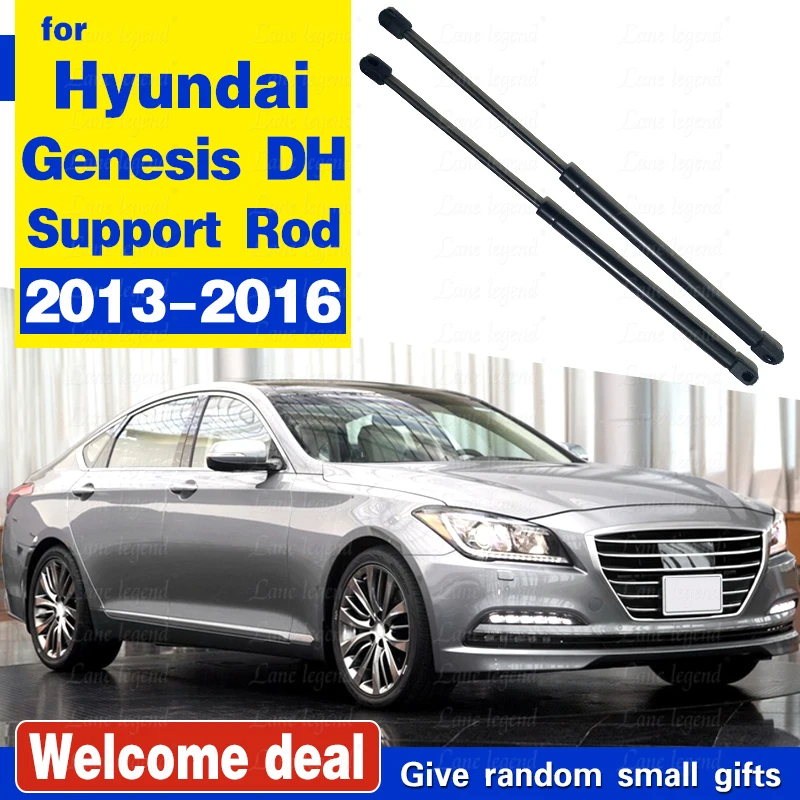 

Распорки капота для Hyundai Genesis DH 2013-2016 для Genesis G80 2016-2020, передние газовые пружины капота, амортизаторы
