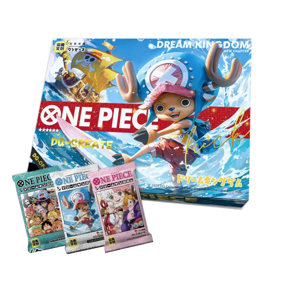 Nowa karta kolekcjonerska Douqu One Piece Wave 3. Dream Kingdom Diamond Laser Ticket Stub Anime Nami Luffy Trading Game Cards Kids Gift