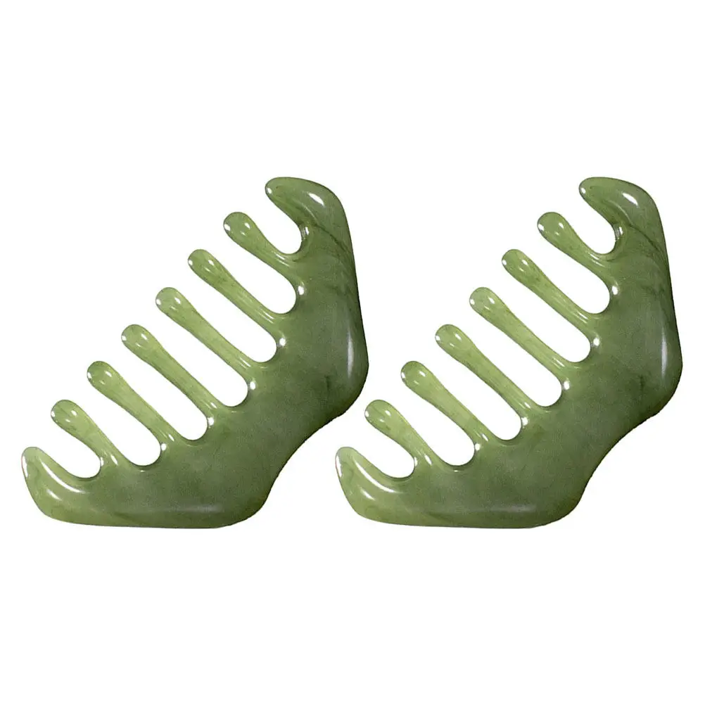 

Набор из 2 массажных расчесок для головы из пчелиного воска: комфортный массажер для кожи головы, изысканное исполнение, идеальный подарок для семьи, инструмент для расслабления