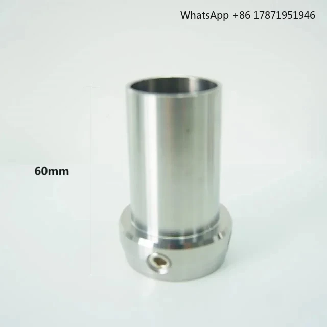 

Prosthetic leg parts Titanium Alloy 60mm Female connection prosthetic knee adapter Adjustable Tube Adapter