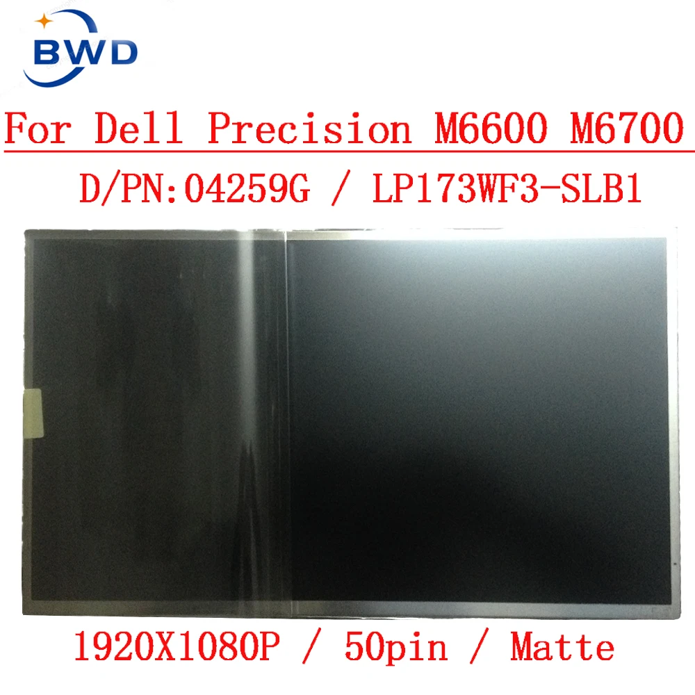 Imagem -04 - Fit Lp173wf3 Slb2 Lp173wf3 Slb4 Slb1 50 Pinos Ips 1920*1080 para Dell hp Laptop Tela Lcd Lp173wf3-slb3 Lp173wf3 Slb3
