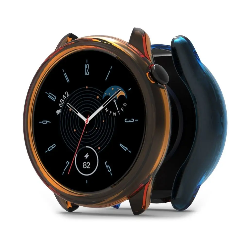 Weiche Rahmen Shell Schutzhülle Fall TPU Displayschutzfolie für Amazfit GTR Mini