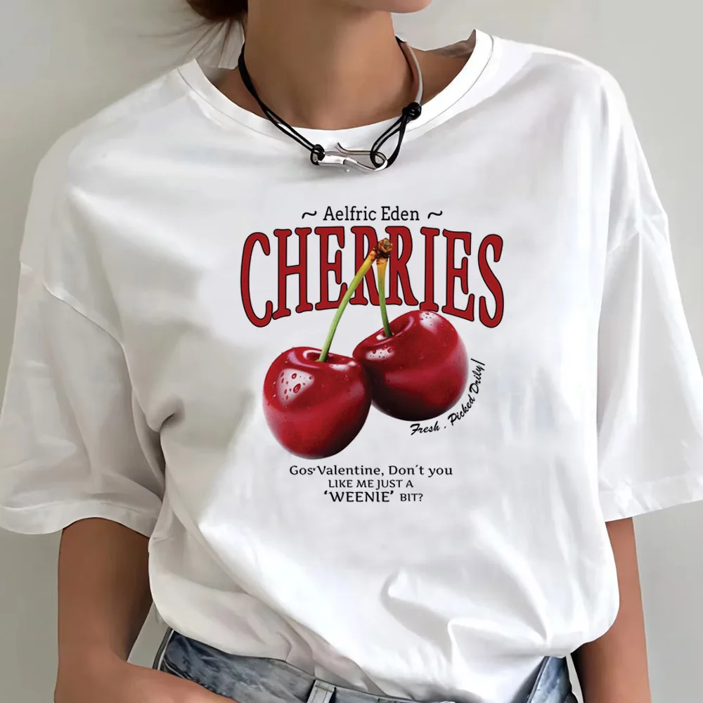 Cherry tshirt teen Pop Culture Graphic kawaii Grunge t shirt harajuku women Pop Culture University Graphic Colorful