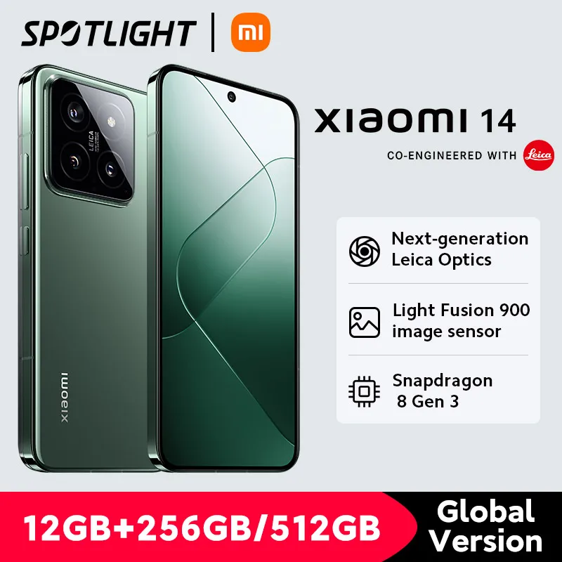 Xiaomi 14 Global Version 256GB 512GB 120Hz 6.36