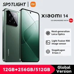 Глобальная версия Xiaomi 14, 256 ГБ, 512 ГБ, 120 Гц, 6,36 дюйма, AMOLED-дисплей, смартфон Snapdragon 8 Gen 3, 50 МП, камера Leica, 90 Вт HyperCharge