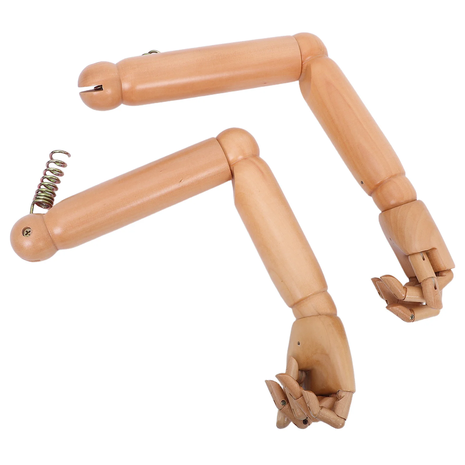 

1 Pair Wooden Mannequin Arm: Poseable Kids Mannequin Display With Flexible Articulated Joints For Clothing Art Projects