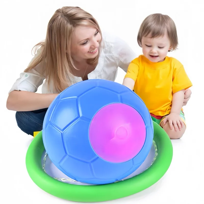 Skip Ball Outdoor Fun Toys Ball Übung Koordination und Kraft Reaktionstraining Swing Ball Balance Hop Klassisches Skipping-Spielzeug